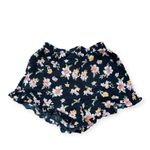 American Eagle ‎ Outfitters Women's Size XS Black Floral  Pull On Ruffle Shorts Photo 1
