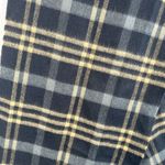 Scotland Unisex Rectangle Scarf 100% Cashmere Black Gray Tan Plaid Fringe Trim Photo 1