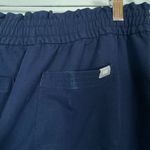FIGS  Women M Tall Navy Blue Zamora Jogger Scrub Pants Drawstring Waist Pockets Photo 7