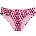 Time & Tru NWT  Women's Geo Print V-Wire Bikini set size medium 8-10 pink swim Photo 9
