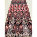 London Times Maxi Dress Paisley Print Sleeveless Pink Blue Size 16 Photo 5