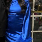 In the Beginning Blue Mini Dress Photo 3