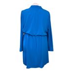 Intempo Wrap Shirt Dress Aqua Blue sz 2X NWT $61 Plus Size Coastal Feminine Photo 2