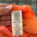 Equipment 100% Silk Orange Camisole Top with Flowy Fit Photo 5