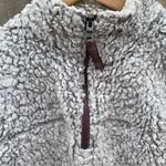 True Grit  Frosty Tipped Quarter Zip Pull Over Sherpa Sweatshirt Size S Photo 5