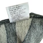 American Vintage Papillon Black Grey Geometric Half Sleeve Mock Neck Pullover Sweater Dress Sz S Photo 5