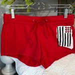 No Boundaries Stars Stripes American Cotton Shorts Red Knit Womens Small Comfy Knit Photo 8