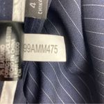 Antonio Melani  Navy Blue Pinstripe Women's Pencil Skirt Size 4 Photo 3