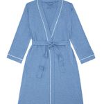 Little Sleepies Women’s Blue Robe Size XL White Photo 0