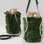 Free People Best In Show Bucket Bag in Hunter Green NWOT $108 Photo 10