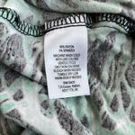 Kenar maxi sleeveless dress green/black abstract print rayon size XS preloved Photo 5