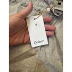 Quince 100% Linen Shorts Womens L Beige Tan Beachy Ethically Woven Coastal Photo 8