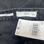 Mango NEW MNG Women's Black Baggy Barrel High Waist Wide Leg Denim Jeans Size 12 Photo 3