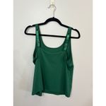 Chico's  Green Scoop‎ Neck Tank Top Sleeveless Casual Layering Basic Womens Photo 1