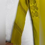 Valentina Romantic Sexy Lace Detail Jumpsuit in Yellow Size Large Photo 6