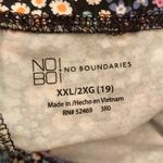No Boundaries  szXXL Flower leggings yoga pant Blue yellow orange lavender white Photo 10