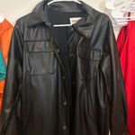 Steve Madden Black leather jacket Photo 0