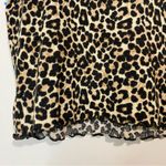 American Eagle Women’s Cheetah Print Crop Top Brown Size Small EUC Photo 1