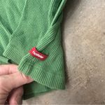 Hollister Co Vintage 90s Y2k XS Green Long Sleeve Henley Stretch Button Up Top Photo 3