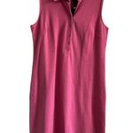 Talbots  Classic Pique Sleeveless Polo Dress in Pink Size Small Golf Tennis Photo 1