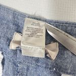 Loft Outlet Shorts Womens 14 Blue Chambray Linen Cotton blend pockets Coastal Photo 4