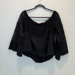 Kendall + Kylie  Off-the-shoulder Eyelet Blouse M Photo 1