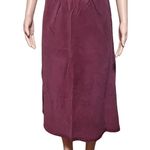Pulp burgundy tencel pull up bias skirt S Red Photo 0