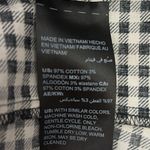 White House | Black Market Black & White Checkered Sleeveless Blouse Size 4 Photo 10