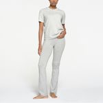 SKIMS Relaxed Tee β Light Heather Grey | Size Small Photo 4