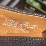 Earthies Alora Leather Suede Faux Snakeskin Loafers Flats Silver Accent Size 9.5 Black Photo 6