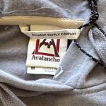 Avalanche  Heather Gray Hoodie with Floral Design Photo 1