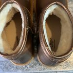 Arizona Jeans Arizona Metallic Rose Gold Shearling-like Lined Booties Size 6 Photo 4