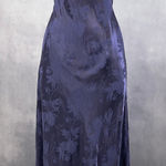 All that jazz Vtg Dress Size 9/10 Purple Jacquard Bias Cut Fairy Grunge Glam 90s Photo 0