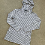 RBX black & white striped pullover hoodie Size small Photo 0