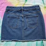 PacSun 👖2/$30 | O-Ring Zip Front Denim Skirt - Medium Indigo | Size 26 Photo 1