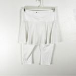 Athleta A-Game 2-In-1 White Skirt Leggings, Size Small Photo 1