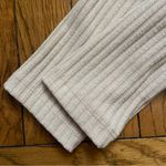 Topshop Oatmeal Cream Ribbed O Ring Cropped Long Sleeve - Medium Photo 5