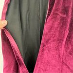 Commense Velvet Zipper Slim Tank Dress Burgundy Halter Mini . Size Small Red Photo 4