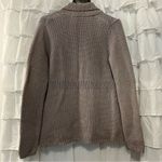 Boden Thick Cable Knit Button Front Collared Cardigan Photo 2