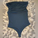 EXPRESS  Ruched Navy off the shoulder Bodysuit ⭐️ Photo 1