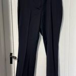 Brooks Brothers  Lanificio di Tollegno 100% Wool Dark Navy Blue Petite Trouser 10 Photo 1
