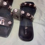 Katy Perry  Black Geli Slide Sandals w/ Crystal Accents size 6 Photo 1