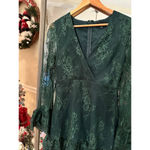 Lulus  Green Lace Cocktail Dress Size Small Photo 1