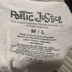 Poetic Justice 2Pac White Graphic Shirt Size M Photo 3