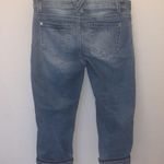 No Boundaries No Boudaries blue with white patches capri jeans Photo 5