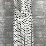 Ellison  Black and White Polka Dot Midi Dress Photo 2