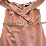 Bardot NWT  Bella Midi Off Shoulder Dress‎ Musk Pink Slit Wedding US 10 Large Photo 11