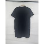 Adidas Logo Front Shirt Dress Women Medium Black Mini Athleisure Athletic Casual Photo 1