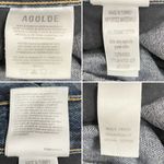 AGOLDE 90s Crop Jeans Oblique Wash Size 23 Raw Hem Button Fly Non-Stretch Denim Photo 11