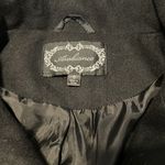 Ambiance szS black button front jacket with belt needs cleaning GUC Photo 3